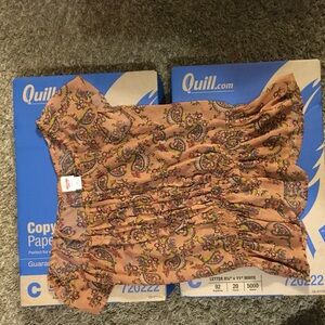 Mossimo Supply Co. Multicolor Paisley Top